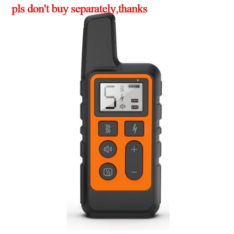 New 500M Waterproof Dog Training Collar Pet Remote Control Rechargeable Shock Sound Vibration Dog Collar Remote Controller 40%