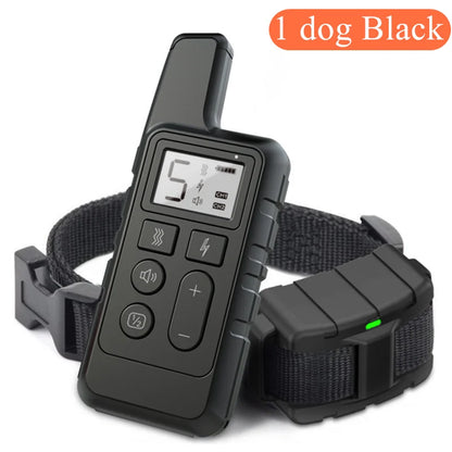 New 500M Waterproof Dog Training Collar Pet Remote Control Rechargeable Shock Sound Vibration Dog Collar Remote Controller 40%